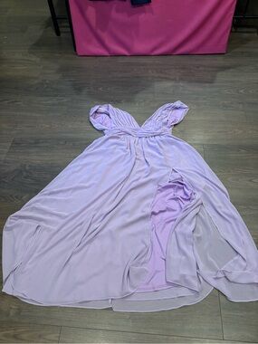 Lulu's Lavender Maxi Dress